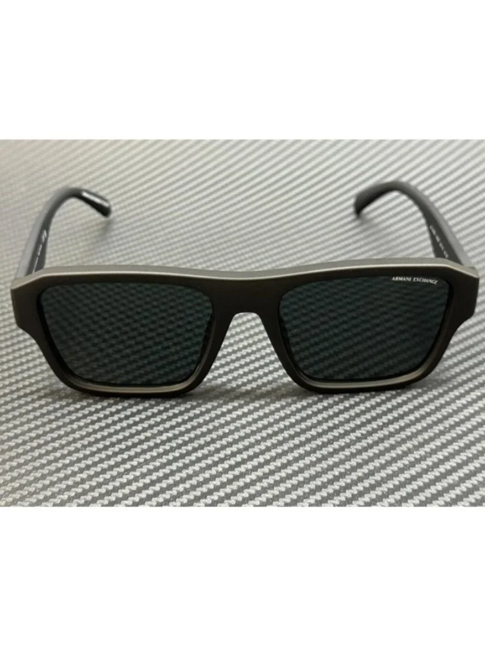 New Armani Exchange Men Matte Black Sunglasses 56-19-145